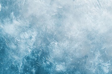 Obraz premium The design features a smooth gradient blending frosted silver into icy blue, offering a serene and contemporary aesthetic