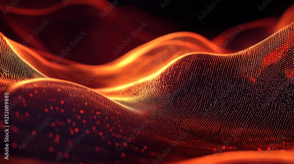 Poster abstract binary code backgrounds featuring flowing, dynamic arrangements.