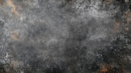 Obraz premium Grunge texture showcasing rugged layers of peeling paint in shades of gray and black for creative design projects