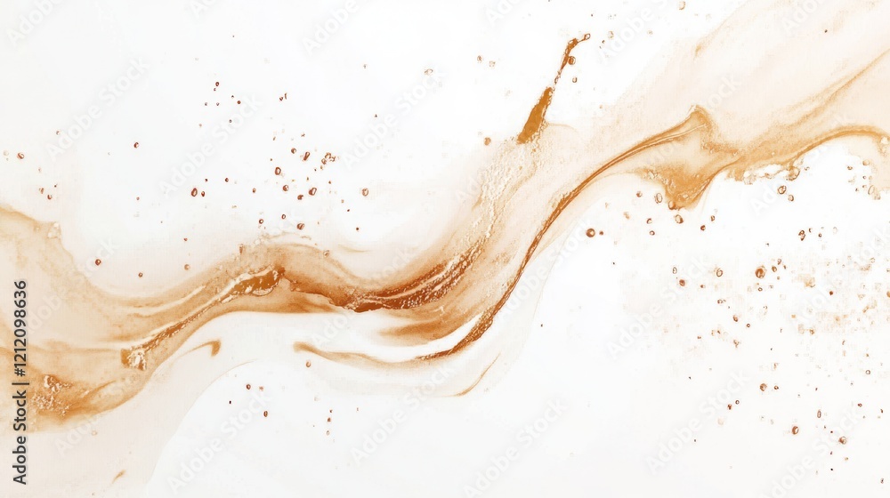 Poster backgrounds featuring coffee splashes to add texture and vibrancy on a solid white background.