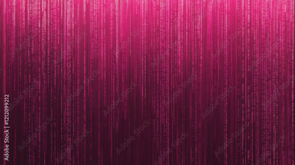 Poster binary code background featuring a seamless arrangement of 0s and 1s.