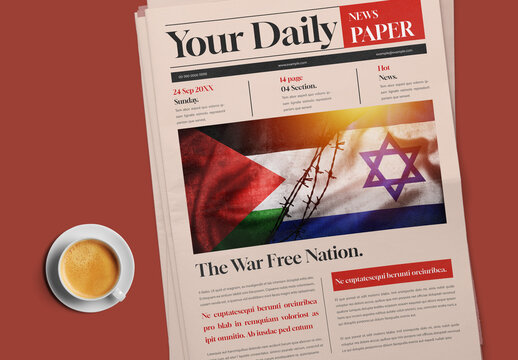 Retro Vibe Newspaper Layout