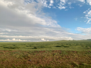 Mongolia's intricate and lush green landscapes