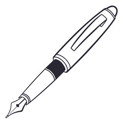 pen isolated on white