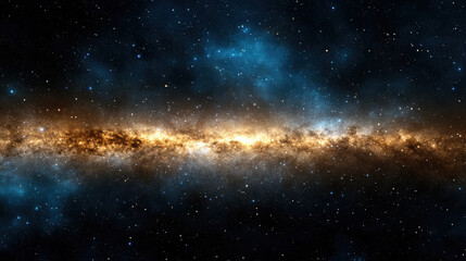 stunning galaxy with bright core and surrounding stars in space