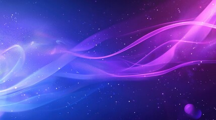 Obraz premium Ethereal Abstract Background with Flowing Waves of Pink and Purple Light Creating a Dreamlike Atmosphere for Textures and Designs