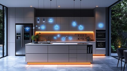 Illuminate Your Culinary Experience: Discover the Perfect Blend of Modern Kitchen Design and Interior Technology with Stunning Wall Lighting