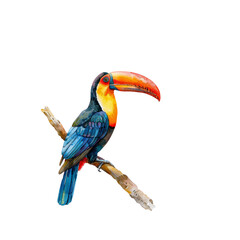 Obraz premium Bird Clipart Vector Illustration - Vibrant and Detailed Design