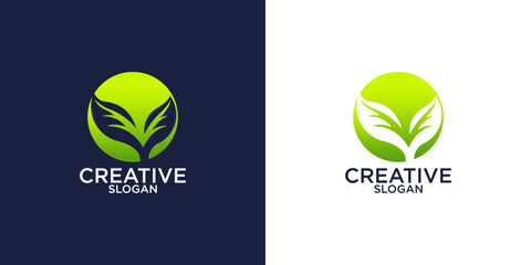 Green leaf ecology nature element vector icon, Leaf Icon, green leaf ecology nature element vector
