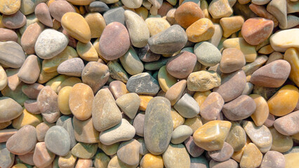 A Photo of Colourful Pebbles