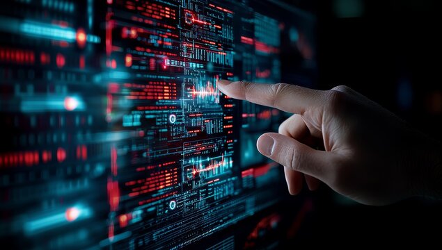 Vulnerability management and patching strategies, illustrated by an image of IT administrators applying security patches, incorporating AI