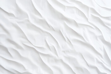 Fototapeta premium Whte crumpled paper texture background.