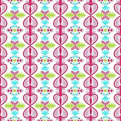 Pink heart pattern with white background, abstract heart, heart wallpaper, seamless heart textures