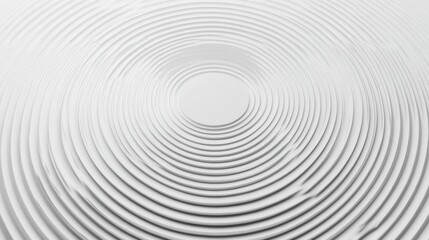 Abstract concentric circles ripple pattern, white background.