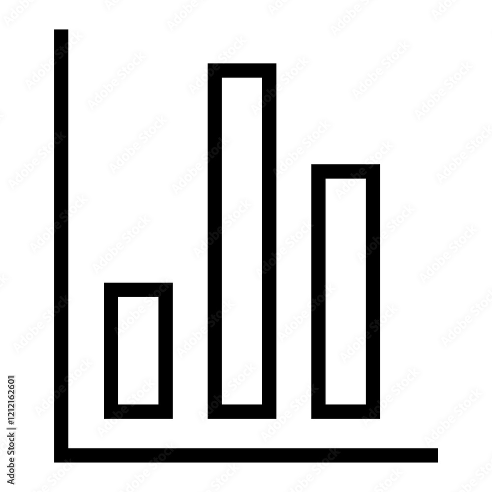 Poster Analytics Diagram Graph vector icon