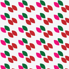 seamless pattern with red hearts