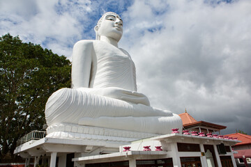 Fototapeta premium Photo of the picturesque city of Kandy in the center of the island of Sri Lanka. Travel through Asia