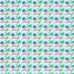 seamless pattern with flowers