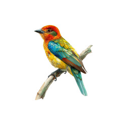 Fototapeta premium Bird Clipart Vector Illustration - Vibrant and Detailed Design