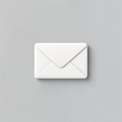 envelope on gray background