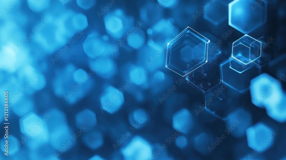 Poster monochromatic hexagon backgrounds for elegant and versatile tech illustrations.