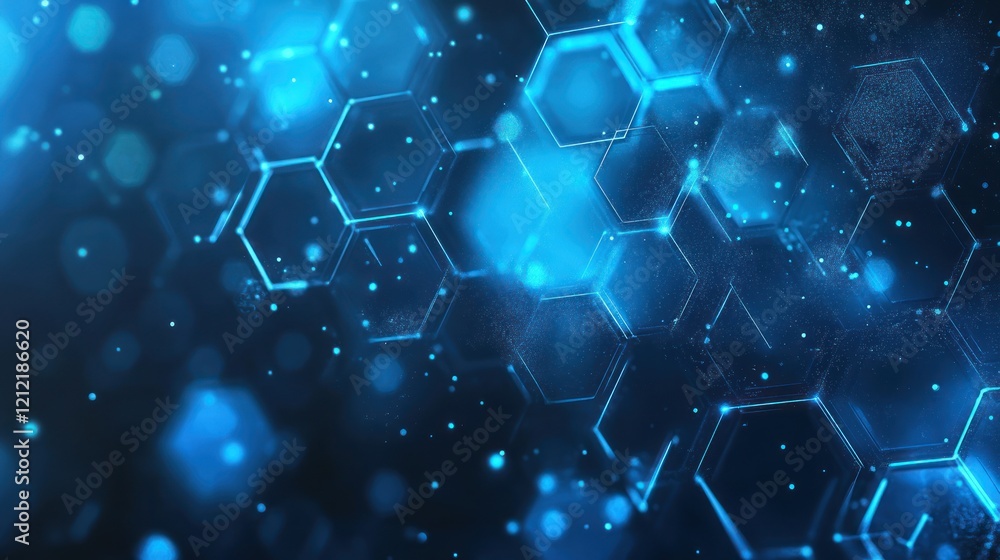 Poster monochromatic hexagon backgrounds for elegant and versatile tech illustrations.