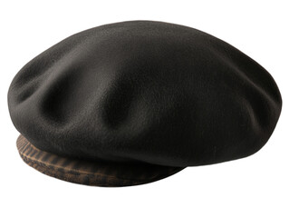 black hat isolated on white background, isolated PNG