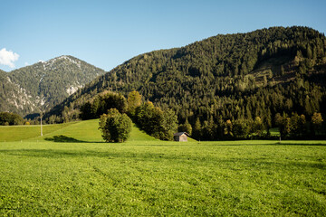 Obraz premium Berglandschaft Österreich im Herbst