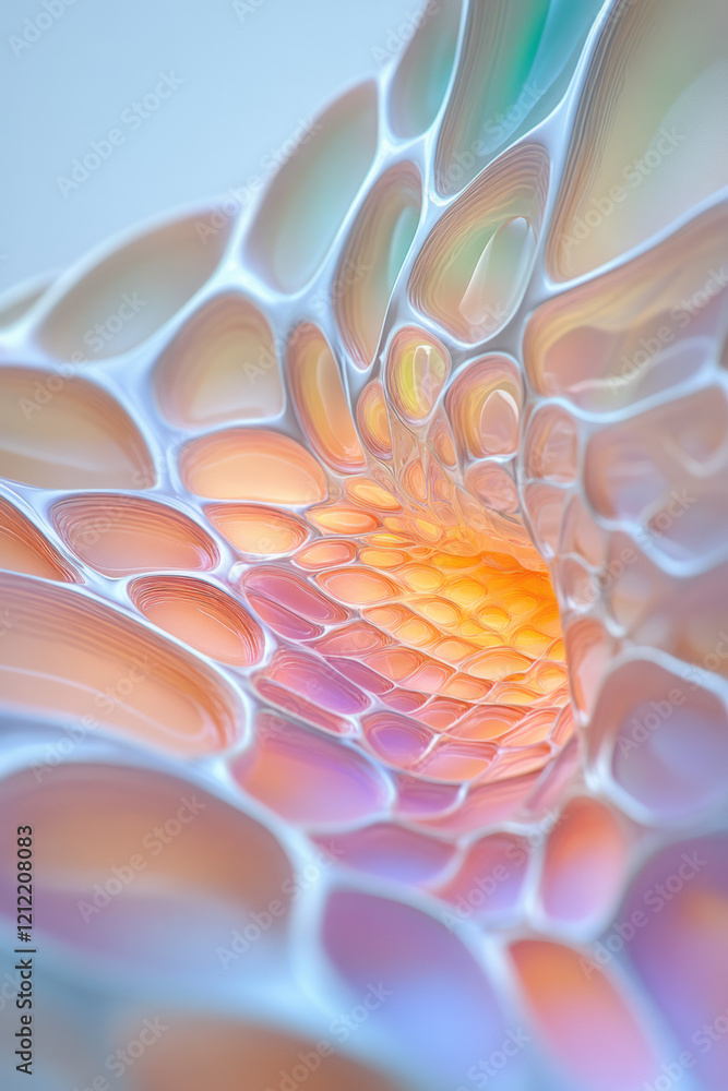 Aufkleber an exquisite macro view of a beetleâ€™s shell, highlighting the glossy texture and intricate pattern