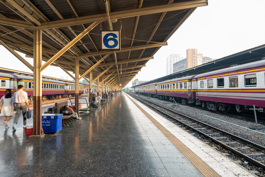 train in the subway station - Powered by Adobe