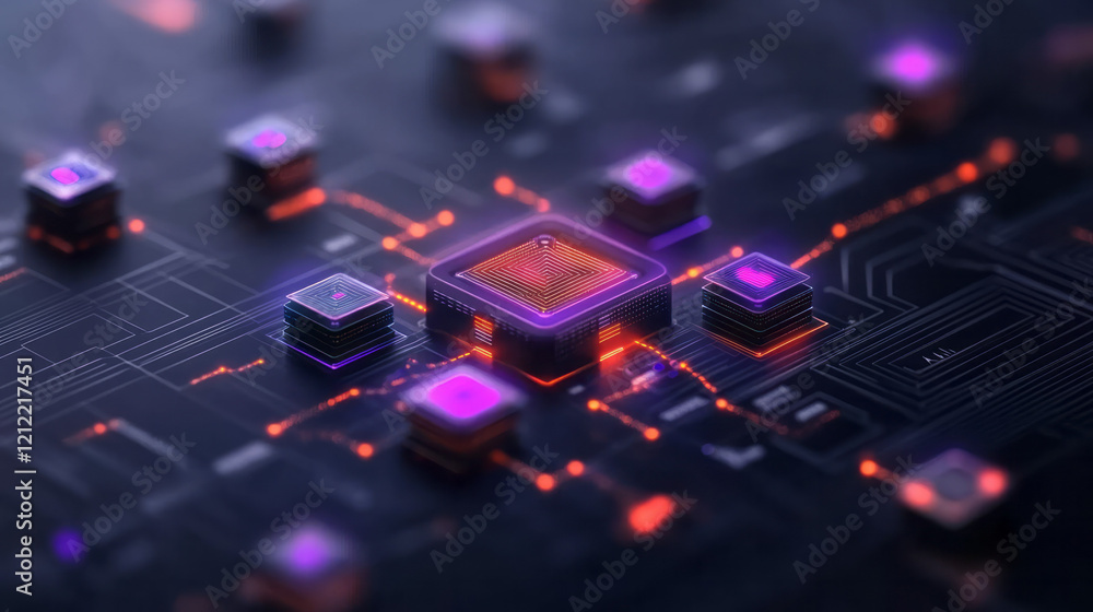 Aufkleber A futuristic visualization of data transformation using holographic interfaces and floating data points, showcasing the seamless integration of technology and analytics,