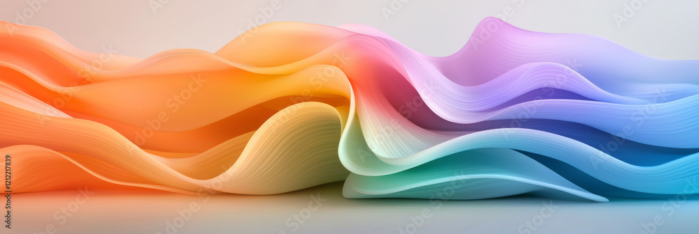 Poster A vibrant visualization of data transformation with flowing colors and dynamic shapes, illustrating the seamless conversion of raw data into meaningful analytics,