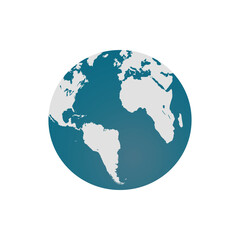 Earth Map Geography Vector Design