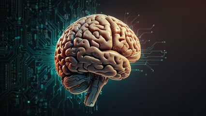 3d rendered illustration of human brain