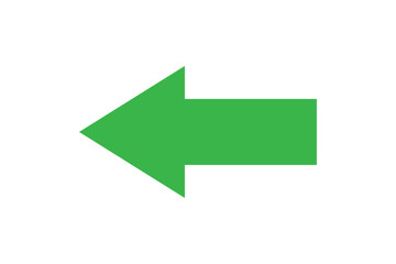 Green left arrow icon