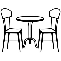 chairs and table