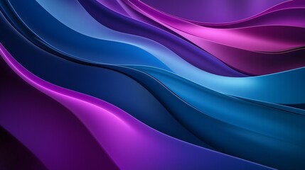 Fototapeta premium Blue and Purple Abstract Background. Dreamy Abstract Background in Vibrant Shades of Blue and Purple with Artistic Textures. Ethereal Inspired in a Mystic Gradient Indigo, Violet Hues for Decorative