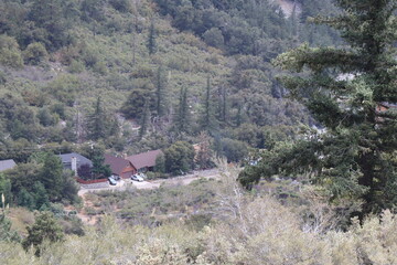 Houses in the mountains