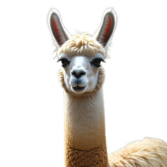 Obraz premium llama isolated on transparent background