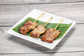 Thai cuisine - grilled pork skewer