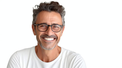 Fototapeta premium portrait of a man with glasses