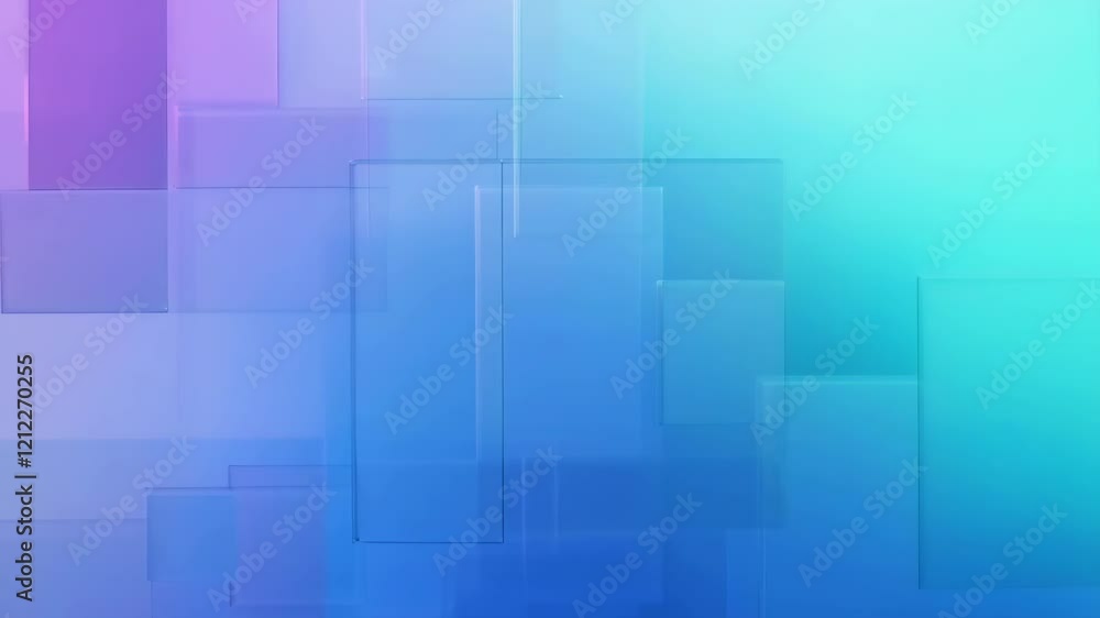 Aufkleber vibrant geometric animation with dynamic color transition and overlay