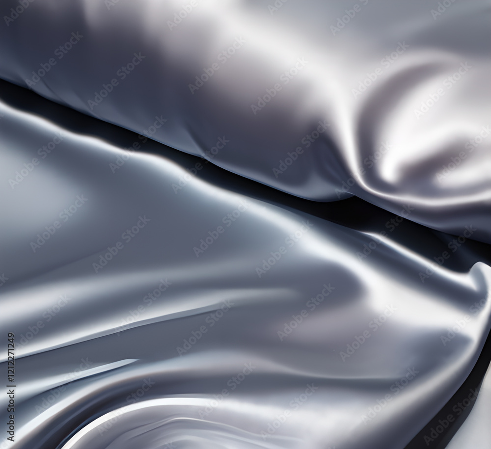 Aufkleber smooth elegant fabric gray silk or satin texture can be used as abstract background. luxurious backg