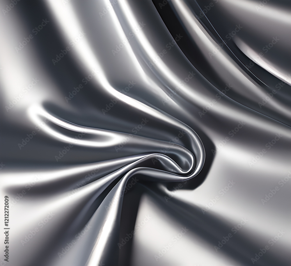 Aufkleber smooth elegant fabric gray silk or satin texture can be used as abstract background. luxurious backg