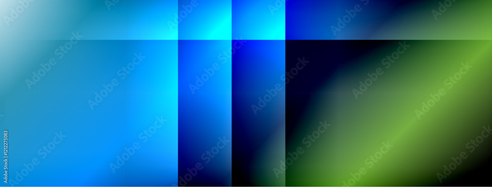 Poster colorful gradient with lines made of shadow and light. creative background
