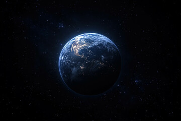 Fototapeta premium Blue World Background