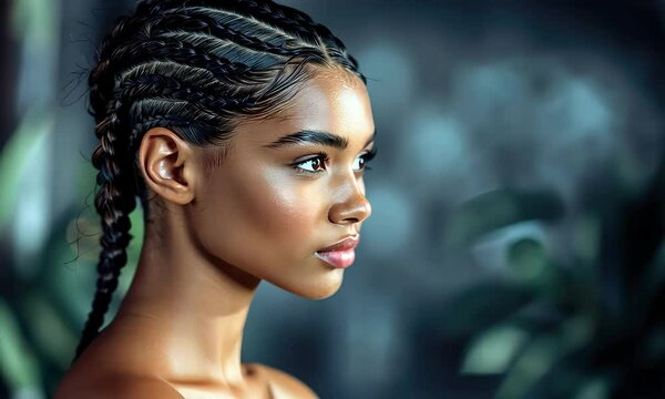 hairdresser weaves girl black dreadlocks