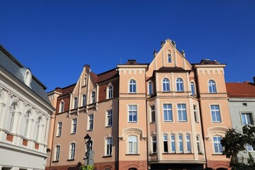Obraz premium Rynek main square in Tarnowskie Gory