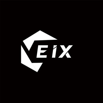 EIX creative minimalist letter logo. EIX unique vector initials alphabet letter logo design