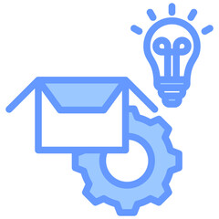Knowledge Base Blue Icon